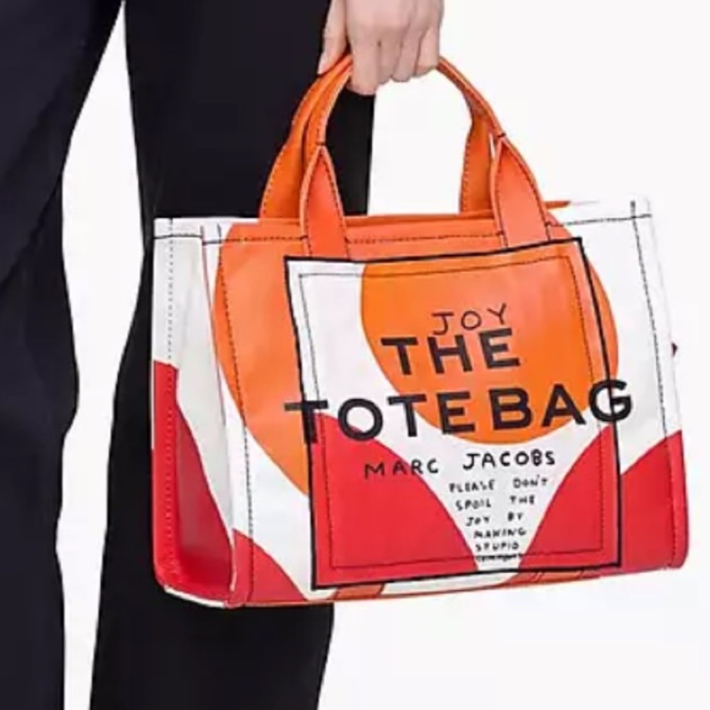 DAVID SHRIGLEY X MARC JACOBS CANVAS MEDIUM TOTE BAG - Picture 13 of 16